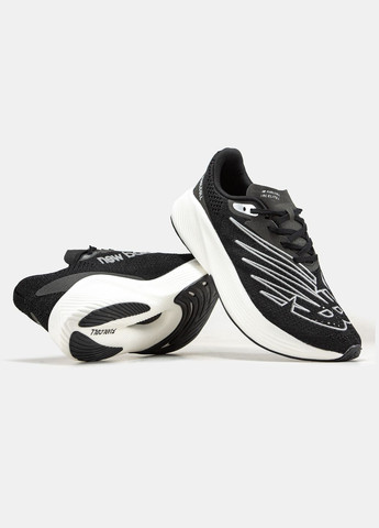Чорні Осінні кросівки new balance black white No Brand Fuel Cell RC Elite