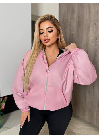 Бомбер из плащевки Лаке (замеры в описании) DK/DL Мода без кордонів на молнии (365629495)