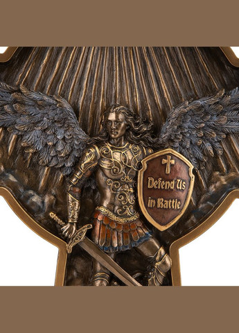 Панно Архангел Михаил 40,5х30 см 178308 бронзовое покрытие Veronese (346532685)