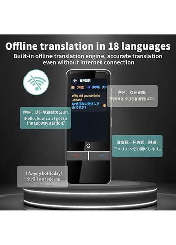 Голосовой переводчик AI Translator F6 Wi-Fi (139 языков) No Brand (332636610)
