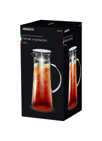 Глечик з кришкою 1400 мл (AR2614PG) Ardesto (322911248)