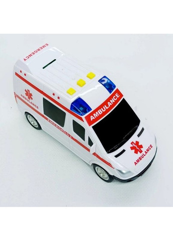 Детская автомодель "Скорая помощь" 7994, 17х7 см, звуковые и световые эффекты АВТОПРОМ (373167900)