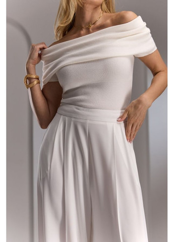 Штани палаццо 3260 Молочний Triko Bakh (368651453)