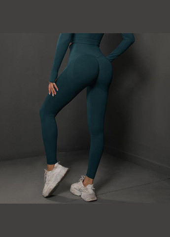 Лосини фітнес з ефектом push-up однотонні No Brand (322535713)