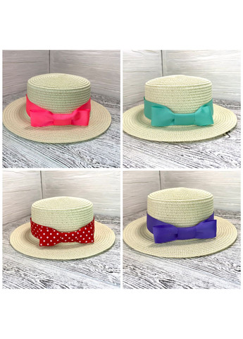 Набор цветных лент на шляпу канотье, комплект лент 4 штуки (56-57) No Brand (330618865)