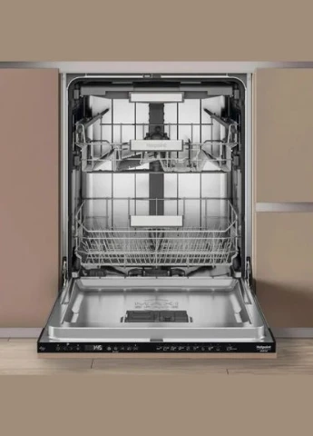 Посудомийна машина вбудовувана, 15компл., A+++, 60см, дисплей, 3й кошик, HOTPOINT-ARISTON (314979686)