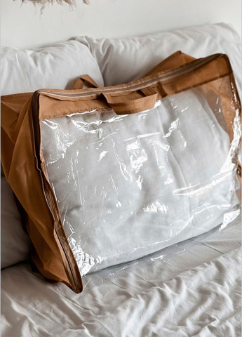 Чехол-сумка для хранения вещей, одеял, подушек L 70х50х20 см с ручкой Organize (291018688)