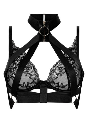 Чёрный откровенный бюстгальтер Hunkemoller