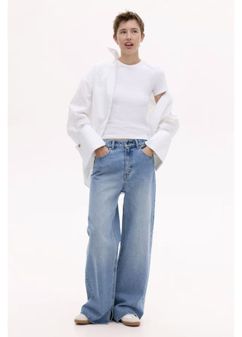 Футболка приталеного крою H&M basic - (361648476)