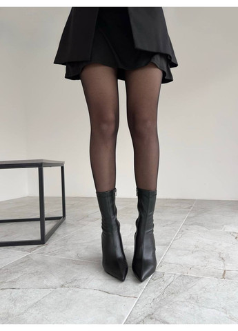 Чорні ботильйони демі No Brand