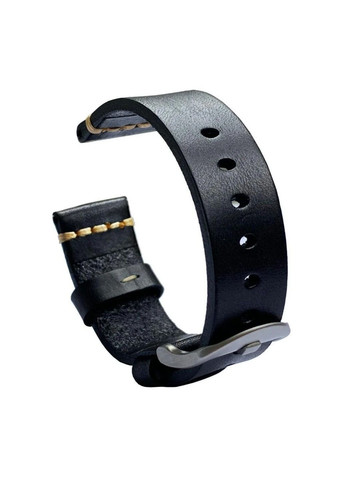 Кожаный ремешок Primolux C052B Steel buckle для часов Samsung Galaxy Watch 3 41mm (SM-R850) - Black Primo (334011886)