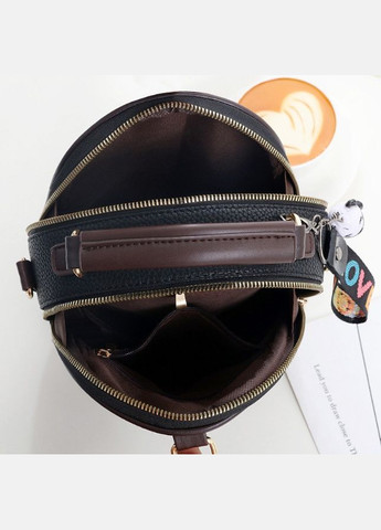 Жіноча маленька сумочка з хутряним брелоком, мінісумка з хутряною підвіскою, екошкіра.(BRT) Brettani (362412035)