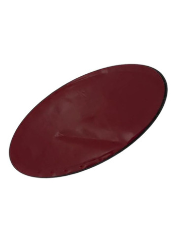 Эмблема черная (обод хром) карбон 110х56 мм (на скотче) Kia (369611775)