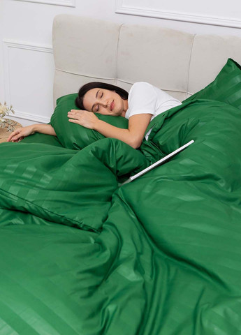 Комплект постельного белья на резинке Страйп (полуторный) Homedec - (352477650)