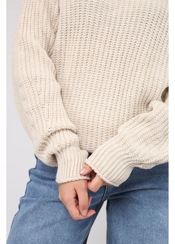 Молочний зимовий светр жіночий колір молочний cb-00285735 Yuki