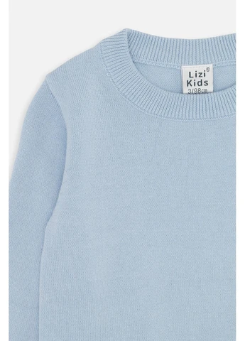 Джемпер для хлопчика колір блакитний TSB-00267470 Lizi Kids (390468838)
