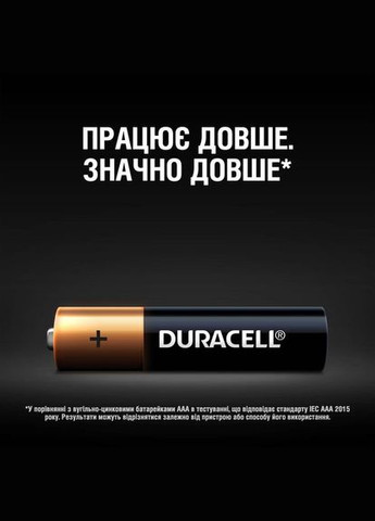 Лужні батарейки AAA (LR03) MN2400 18 шт family pack (5000394107557) Duracell (300078597)
