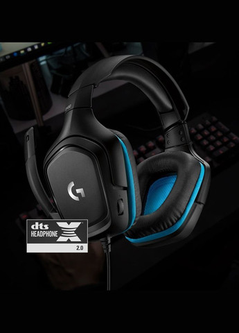 Гарнитура G432 Black (981-000770) Logitech (341491061)