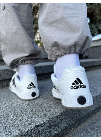 КРОСІВКИ ЖІНОЧІ ADIDAS ADIMATIC WHITE BLACK GREY АДІДАС АДІМАТІК No Brand сірі демісезони (367168259)