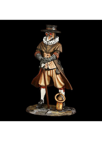 Статуэтка крашеная Венецианский чумной врач 6,5 см из металла и олова, коллекционная, антиквариат, подарок коллекционеру Artfactory (361858998)