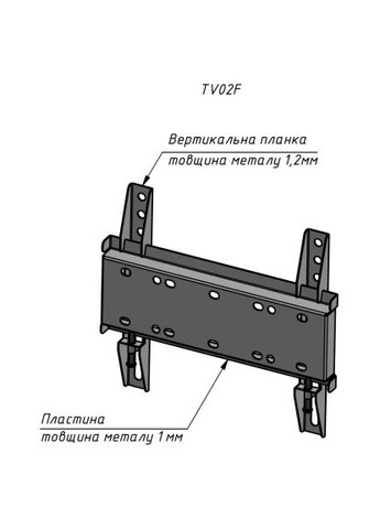 Кронштейн Sector TV2F Black (370891839)