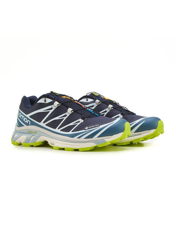 КРОССОВКИ ЖЕНСКИЕ SALOMON XT-6 GTX NIGHT SKY CHINA BLUE САЛОМОН XT-6 No Brand комбинированные демисезоны (369388775)