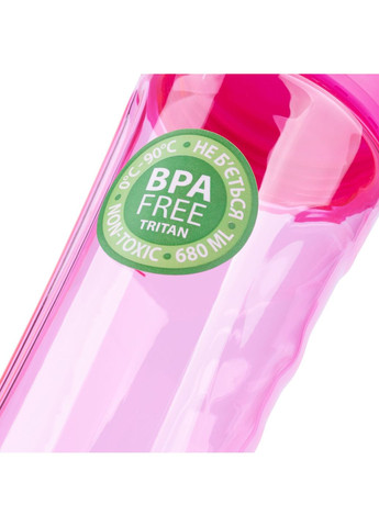 Пляшка для води, рожева, 680 мл, рожева () Yes 707620 (337468760)