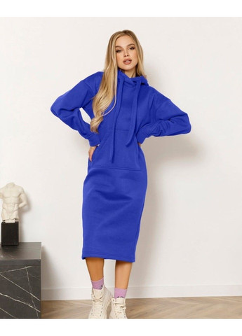 Синя повсякденний сукні 12974 електрик ISSA PLUS