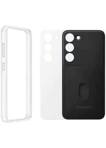 Чехол-накладка Frame Cover для Galaxy S23 SM-S911 Black (EF-MS911CBEGRU) Samsung (341490149)
