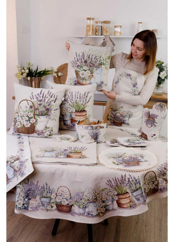 Декоративная наволочка Ромашки в корзине 45х45 см для дома и интерьера подушка для весеннего декора. ProDobro (369378124)