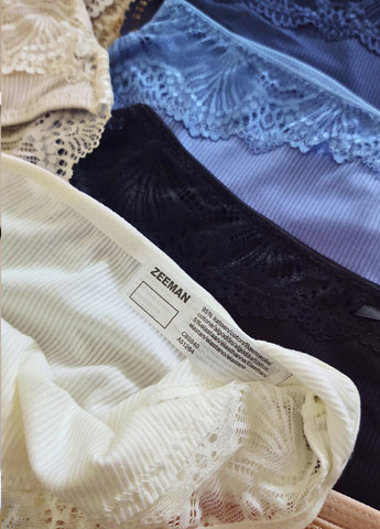 Бавовняні Трусики Zeeman з мереживом FS (329892752)