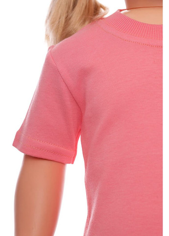 Рожева сарафан з футболкою джинсовий котик рожевий 86 см (32621) BABYKROHA (323470206)