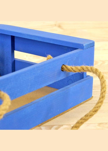 Інтер'єрний декоративний ящик з дерева Таршиха індиго (ЯИД-002125) No Brand (328081340)