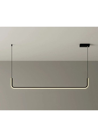 Люстра светодиодная подвесная LED светильник для квартиры на потолок лэд 27325 Черный 20-150х12х92 см. Sunnysky (324395829)