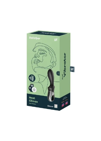 Смарт-вібратор для простати Heat Climax, підігрів до 40° Satisfyer (396644034)