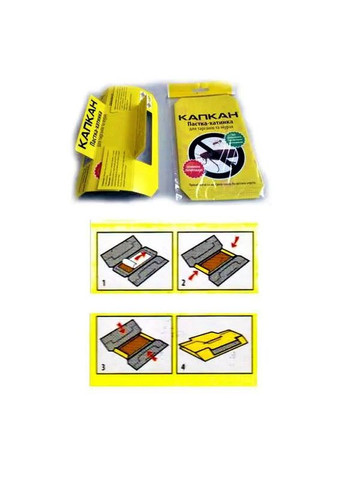 Пастка-хатинка для тарганів та мурах "Капкан" No Brand (365866943)