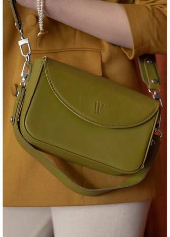 Женская кожаная сумка Molly оливковая The Wings (348358620)