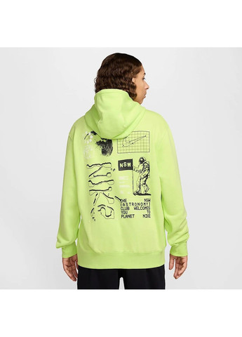 Худі чоловіче Club Ft Moon Gfx Green Nike (364837922)