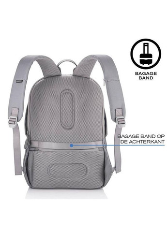 Городской рюкзак Анти-вор Bobby Soft Grey (P705.792) XD Design (322207835)
