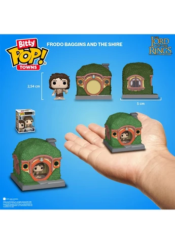 Набор фигурок Bitty POP! Town Фродо Бэггинс и хижина 2,5 см пластик 2 предмета No Brand (400876458)