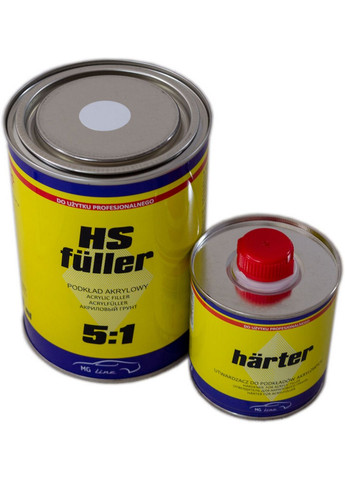 Акриловий ґрунт 5:1.8 л HS Fuller (відп. Harter - 160 мл) No Brand (289460585)