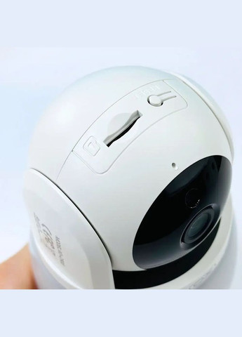 Внутренняя поворотная WiFi видеокамера Wi-Fi CR02 Magic Light Bulb EU 3Мп для видеонаблюдения Белая XO (329694936)