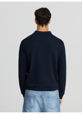 Темно-синій демісезонний светр чол Terranova