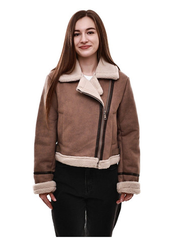 Бежева демісезонна куртка зимова жіноча M@C