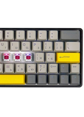 Клавиатура EP64 60 Mulan Switch Hot-Swap RGB Wireless/Bluetooth/USB UA Black (EP64-B-M) EPOMAKER EP64 60 Mulan Switch Hot-Swap RGB Wireless/Bluetoo (356149926)