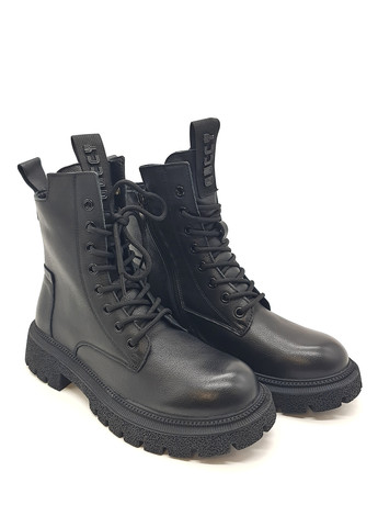 Жіночі черевики чорні шкіряні BV-13-7 25 см (р) Boss Victori (259299575)