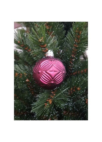 Елочная игрушка пластиковые шарики компл. 16 шт, 6см, бордо (5900779853140_3) Chomik пластикові кульки компл. 16 шт, 6см, бордо (368562005)
