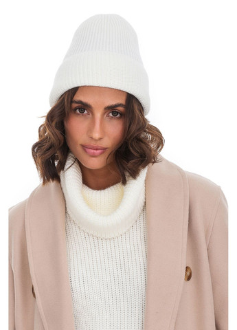Женская вязанная с отворотом SVTR шапка (306569728)