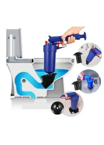 Вантуз высокого давления Toilet Dredge Gun для раковин и унитазов No Brand (315862509)