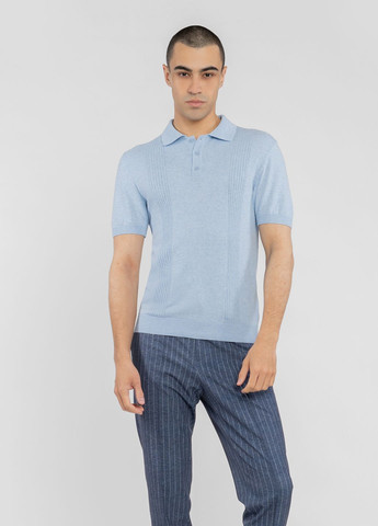 Поло чоловіче блакитне Arber Polo SS3 AVT-70 (329304339)